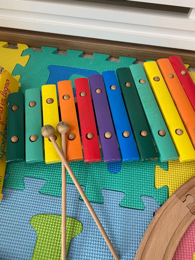 Kids wooden xylophone, Babies & Kids, Infant Playtime on Carousell