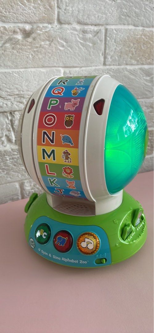 LEAPFROG Spin and Sing Alphabet Zoo Ball Toy, Babies & Kids, Infant