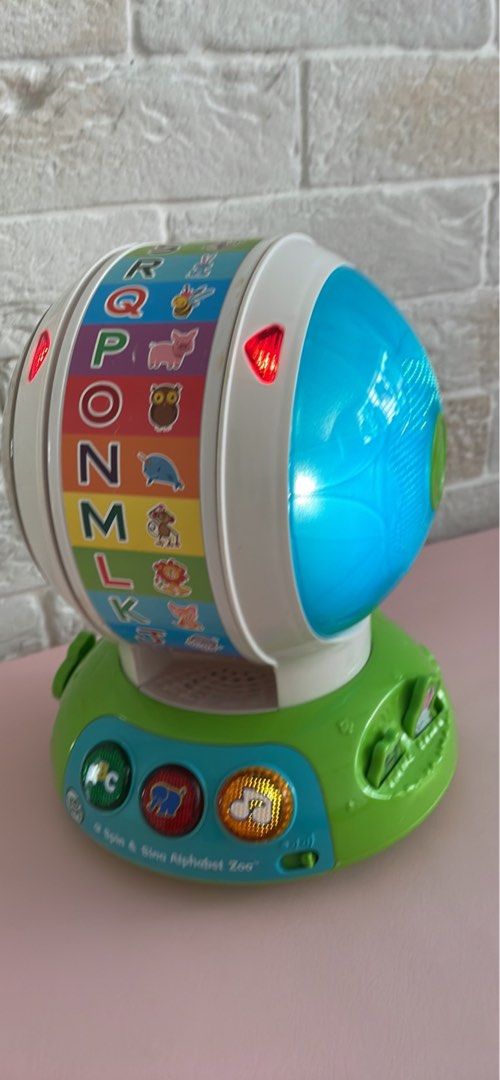 LEAPFROG Spin and Sing Alphabet Zoo Ball Toy, Babies & Kids, Infant