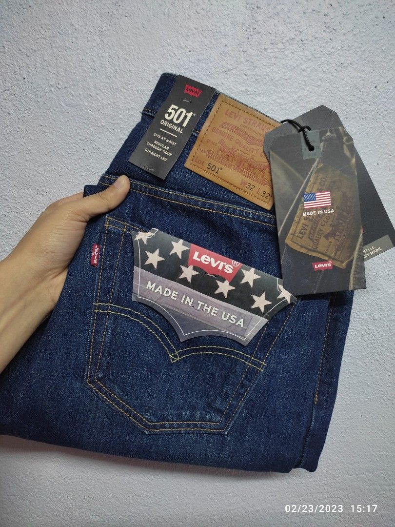 Levis 501 made deals in usa selvedge