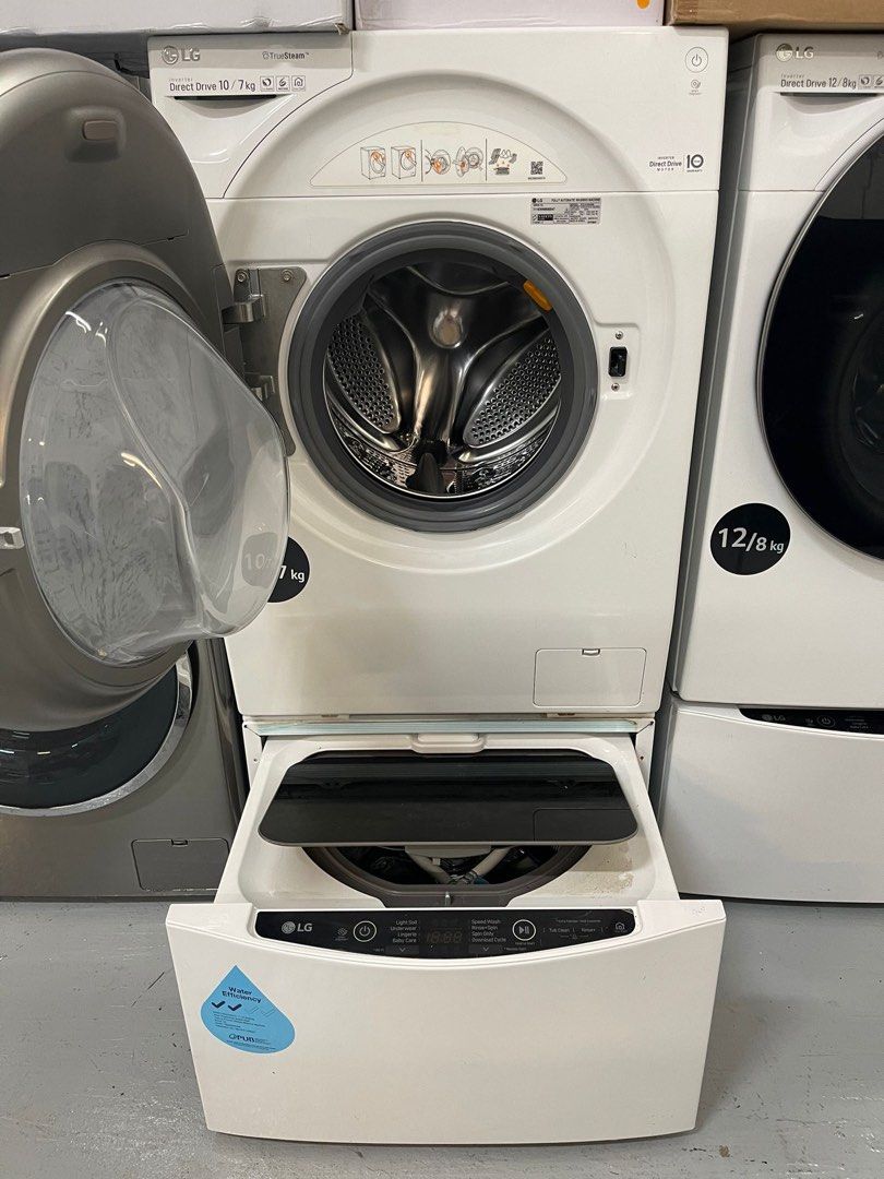 LG 10Kg/7Kg Washer & Dryer (FG1410H3W) & LG 2Kg Top Load Mini Washer