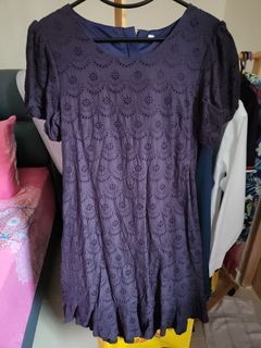 Lilypirates navy embroidery dress in size L