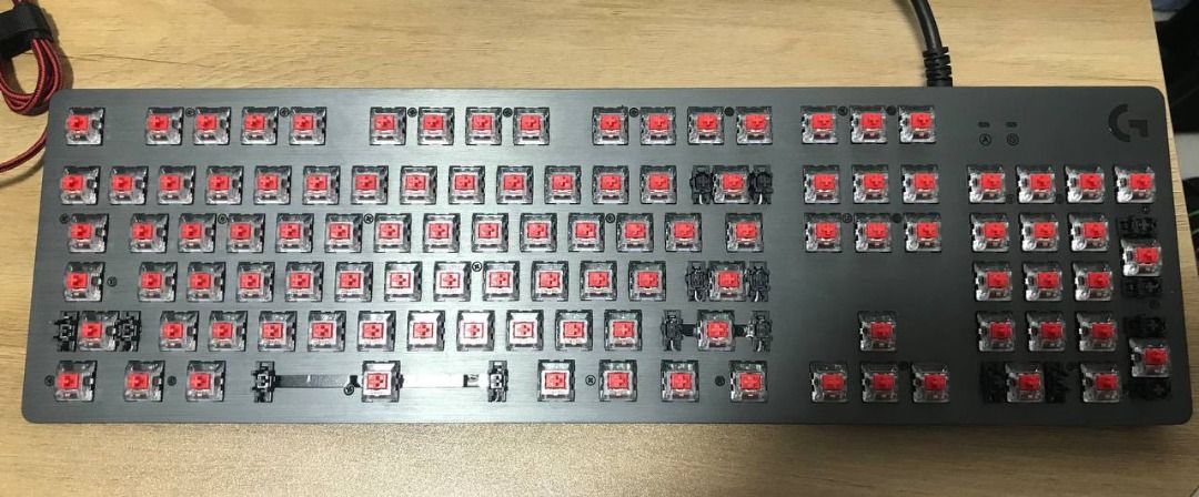 Logitech G512 RGB Backlit Mechanical Gaming Keyboard with GX Switch RED ...