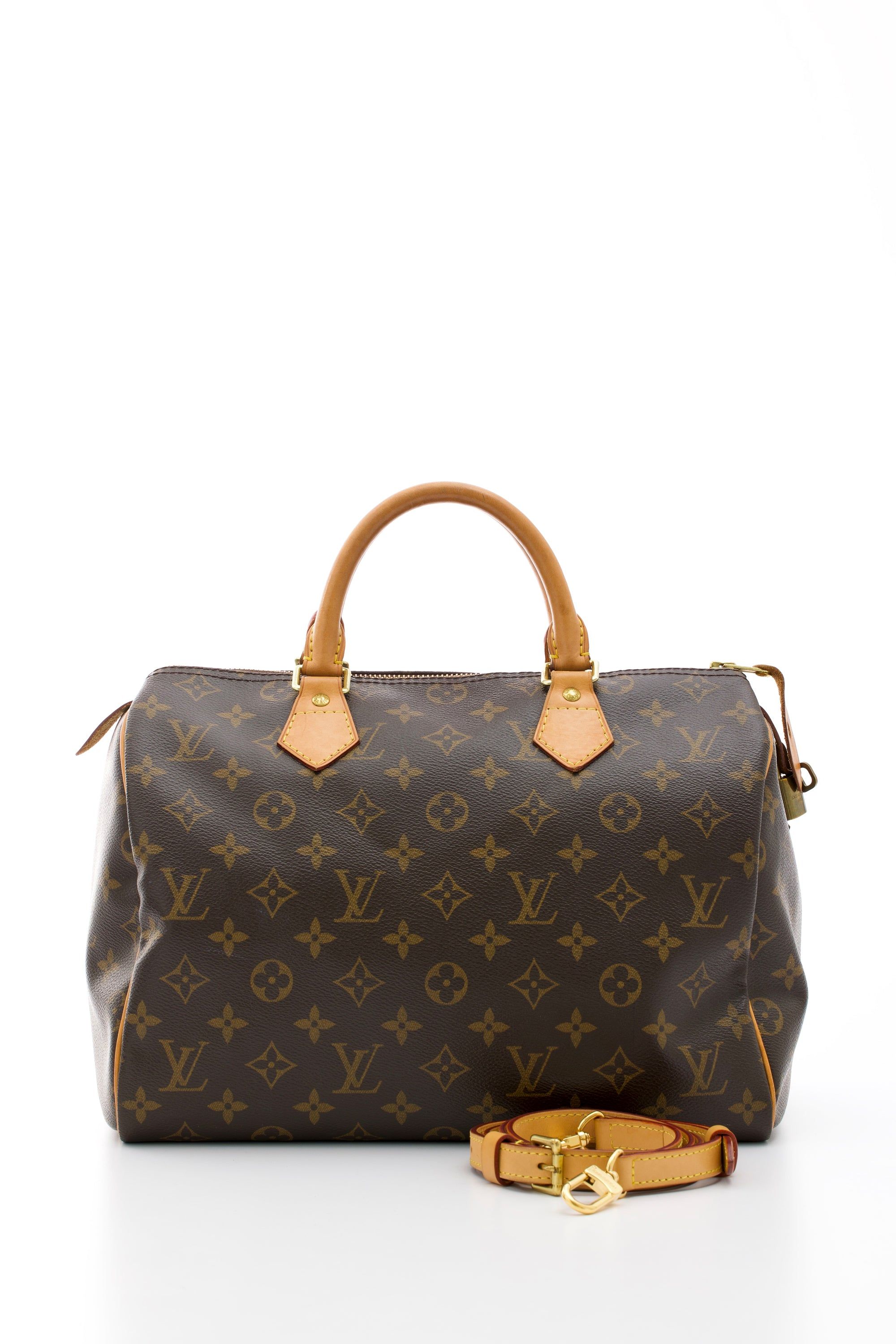 Authenticated Used Louis Vuitton Monogram Speedy 30 M41526 Handbag
