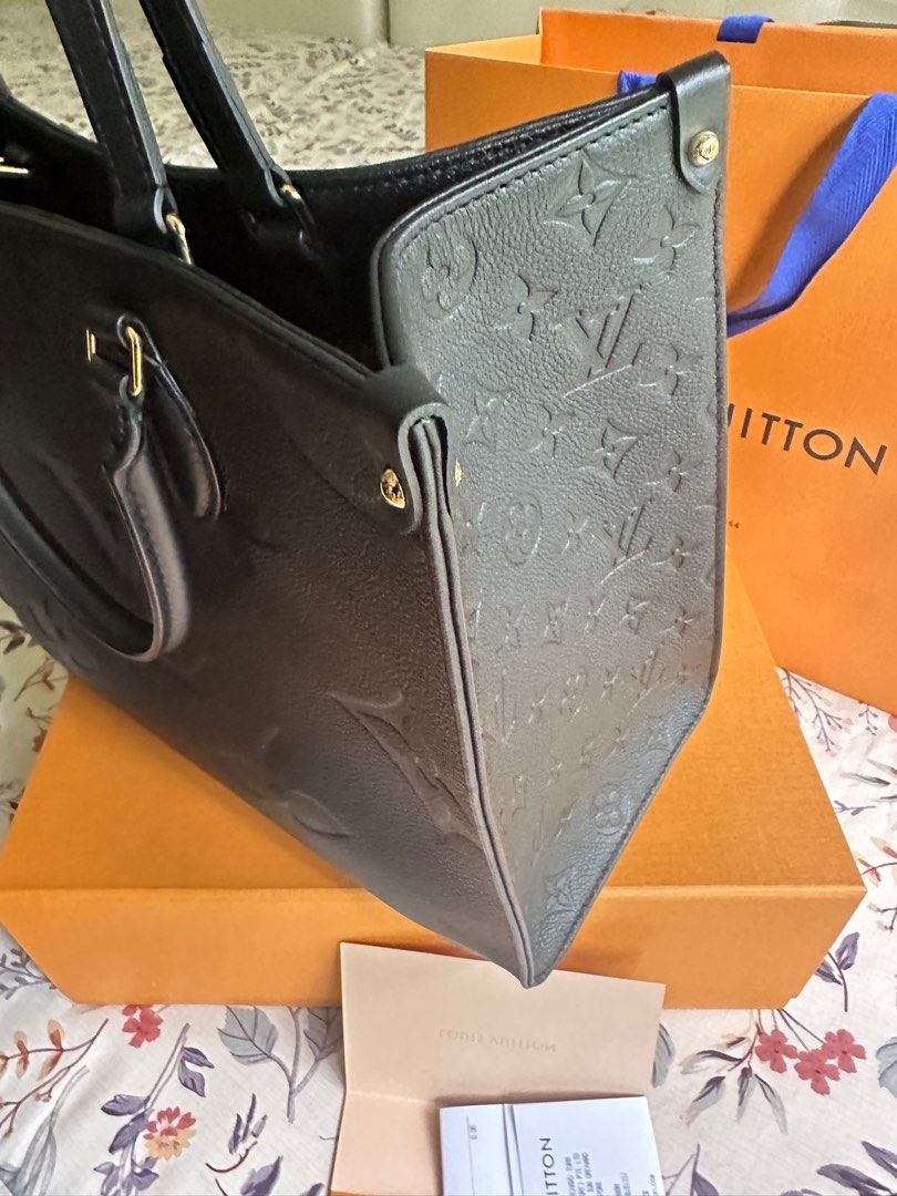 Unused Authentic Louis Vuitton On the go Empreinte MM Turtledove, Luxury,  Bags & Wallets on Carousell