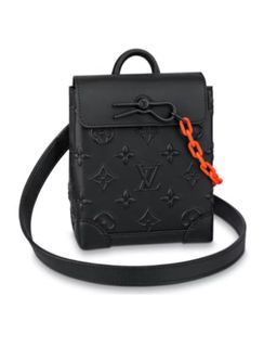 Louis Vuitton LV Steamer Wearable Wallet Black Leather ref.1023486