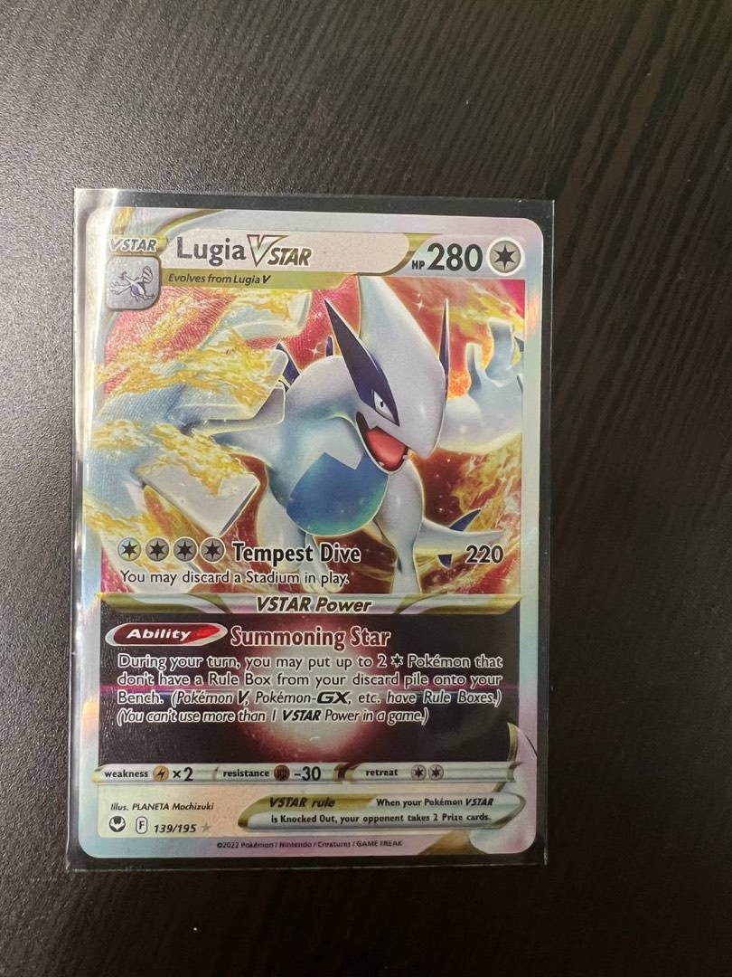 Lugia vstar, Hobbies & Toys, Toys & Games on Carousell