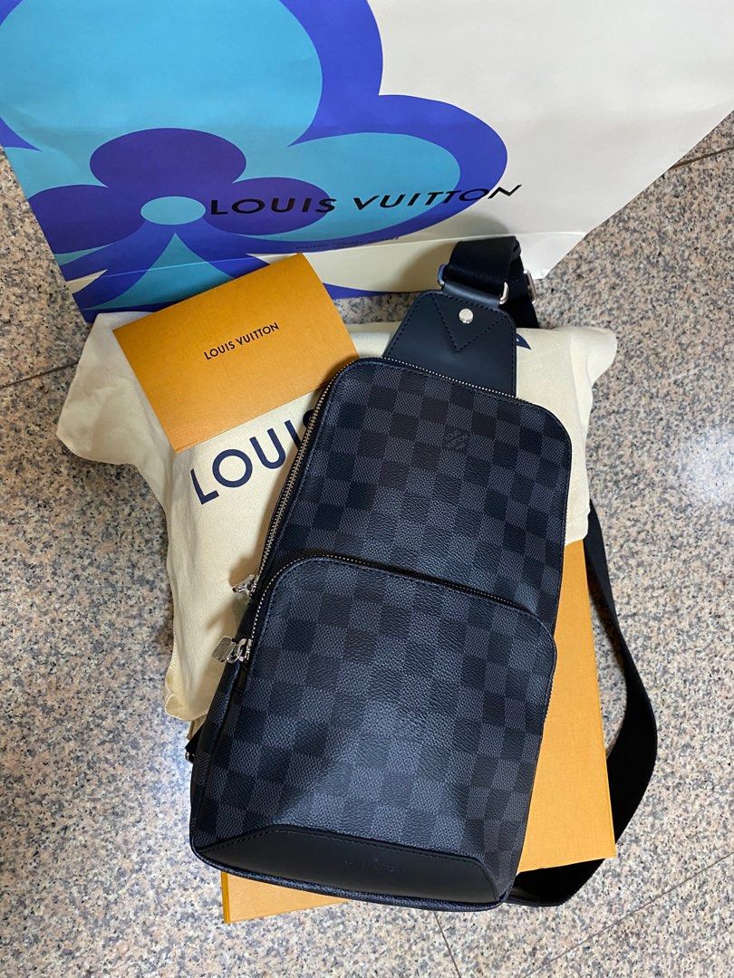 LV AVENUE SLING BAG, Men's Fashion, Bags, Sling Bags on Carousell