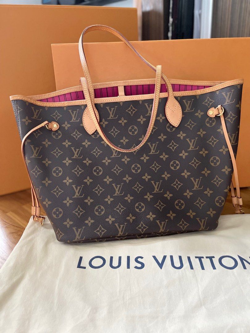 Hot Louis Vuitton NEVERFULL Medium Bag large size LV ladies tote