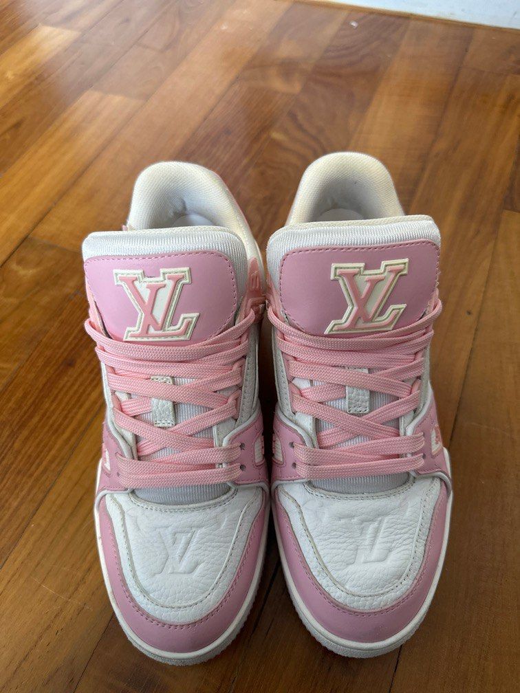 Louis Vuitton Trainer Sneakers - Pink Sneakers, Shoes - LOU802078
