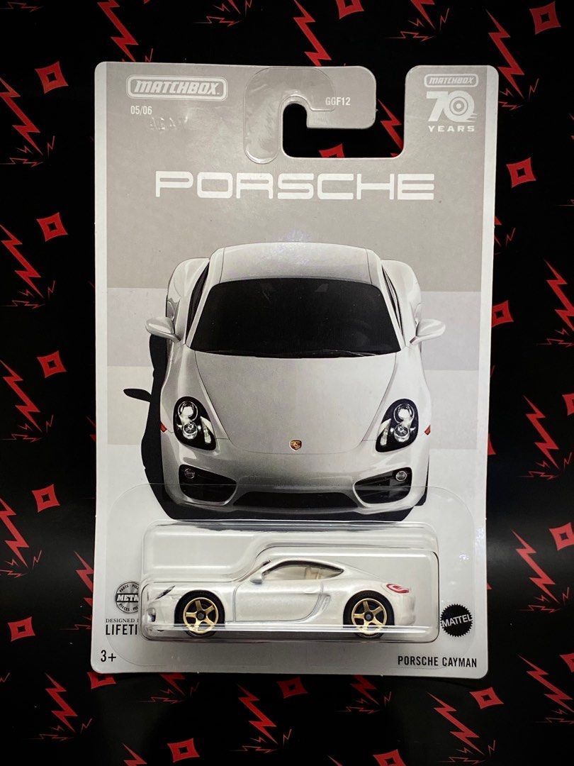 Matchbox 70 Years Anniversary Porsche Cayman 914 Hot Wheels size