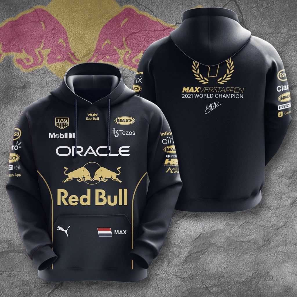 Red bull logo hoodie sale
