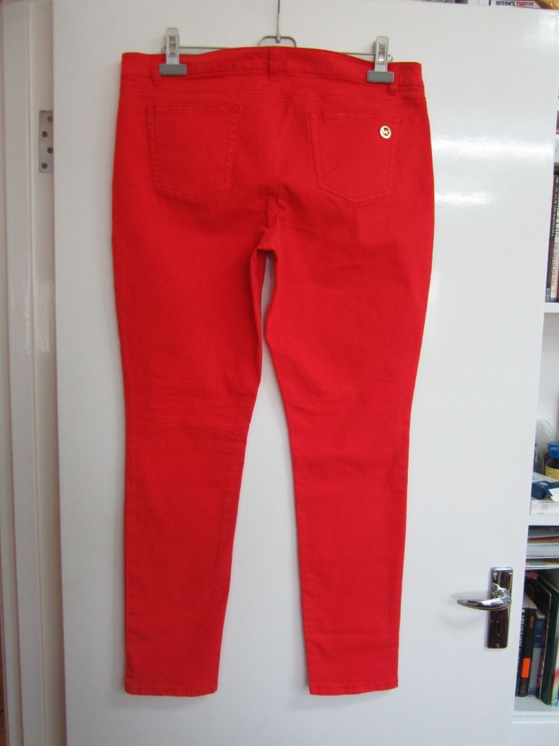 Michael kors red jeans hotsell