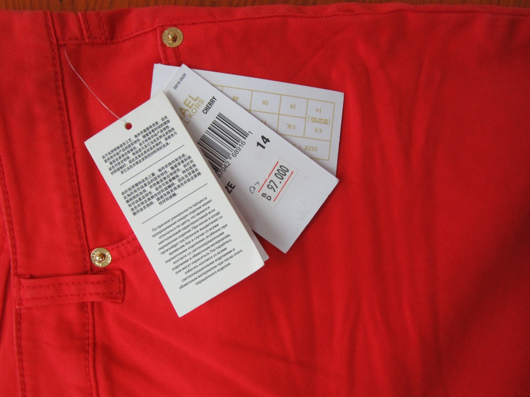 Michael kors 2025 jeans red