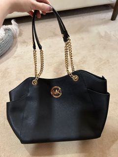 Michael Kors Black Chain Shoulder Bag