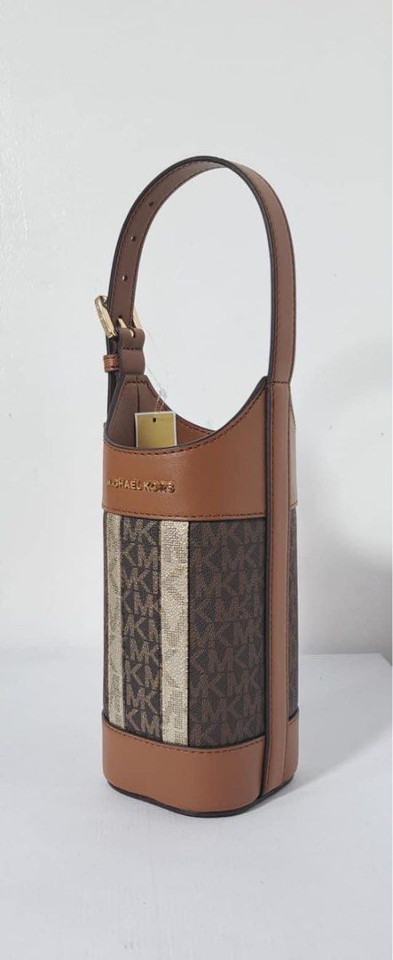 Michael kors bottle holder leather Original, Furniture & Home Living,  Kitchenware & Tableware, Water Bottles & Tumblers on Carousell