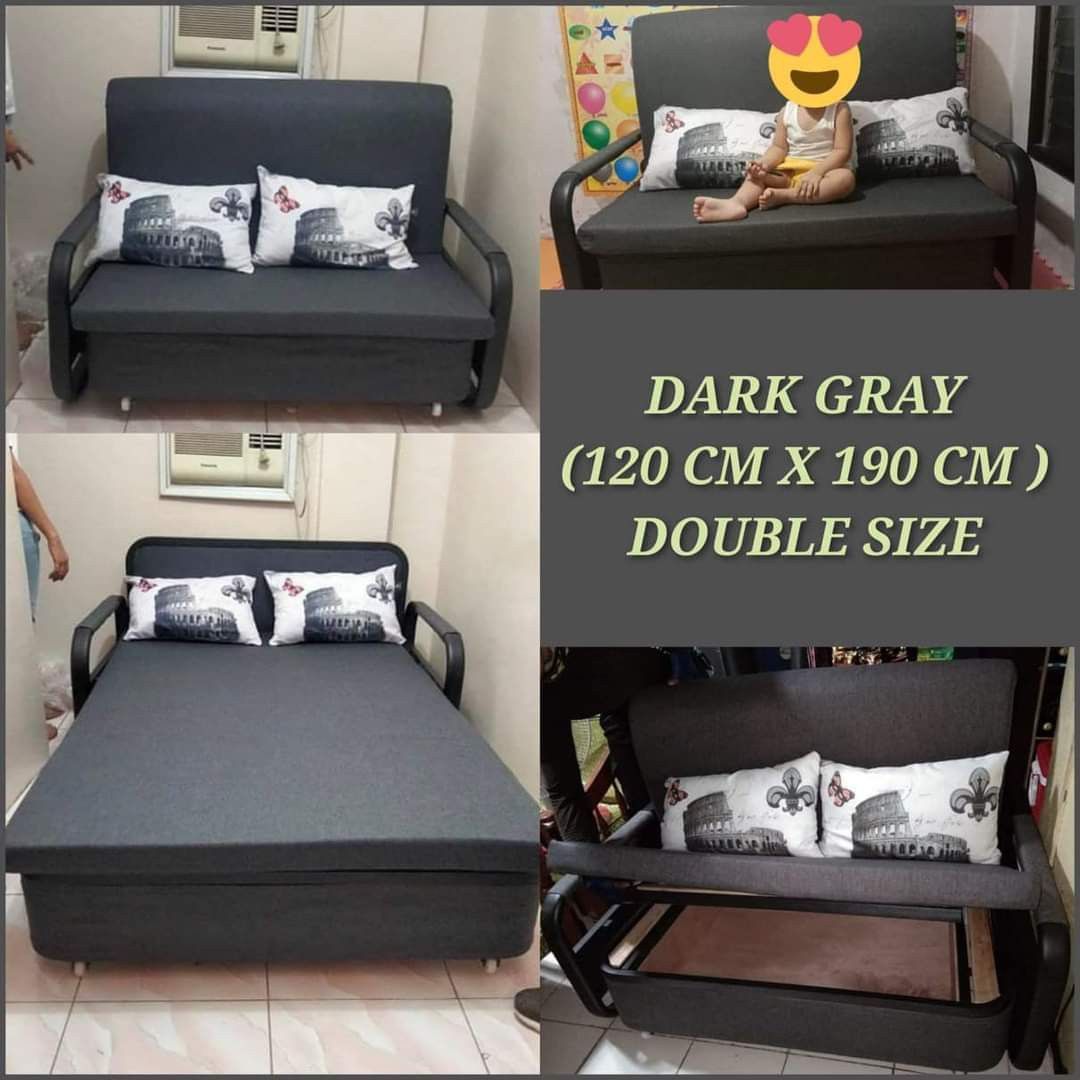 Minimalist Sofa Bed with storage (Category: Sofas) located in Quezon City. Submitted by wcfonlinestore (Listing ID 1216901834, Image 1). Description: Minimalist Sofa Bed with storage Size 120*190 Php 9,500 Size 150*190 Php 10,500 Cod within metro manila Add df depende sa location Pm lng po..