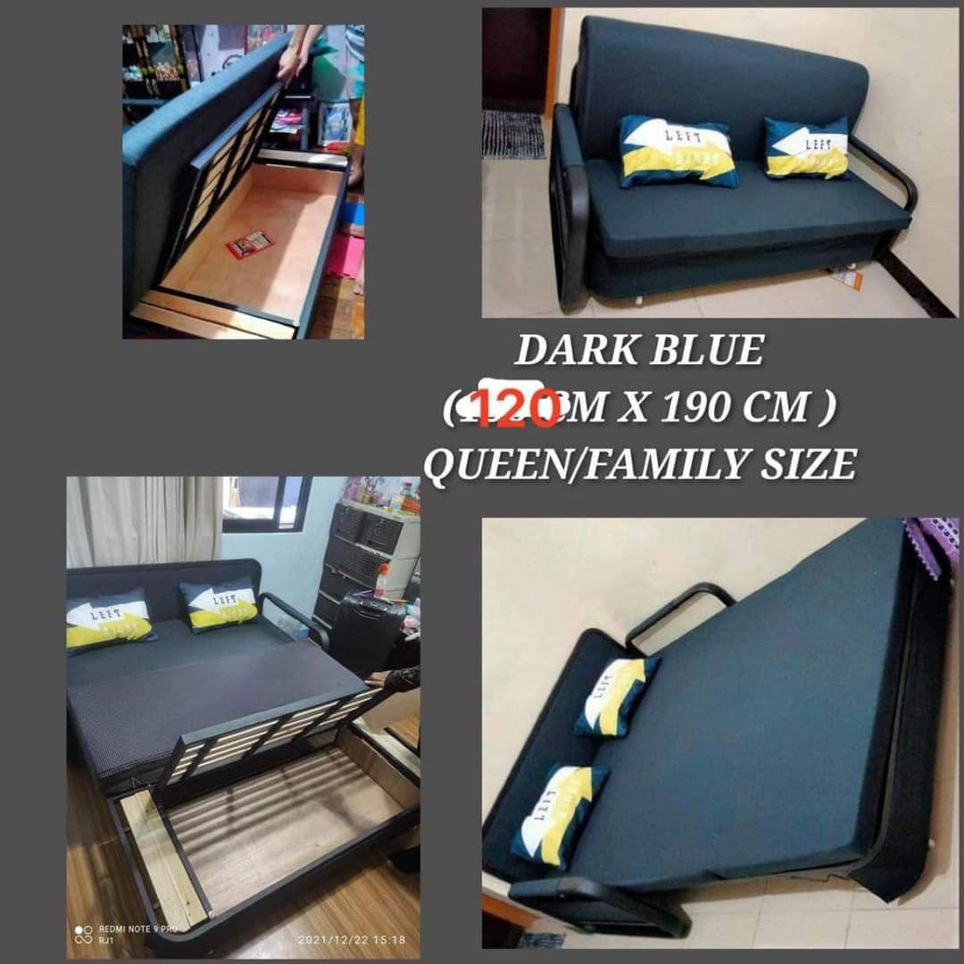 Minimalist Sofa Bed with storage (Category: Sofas) located in Quezon City. Submitted by wcfonlinestore (Listing ID 1216901834, Image 3). Description: Minimalist Sofa Bed with storage Size 120*190 Php 9,500 Size 150*190 Php 10,500 Cod within metro manila Add df depende sa location Pm lng po..