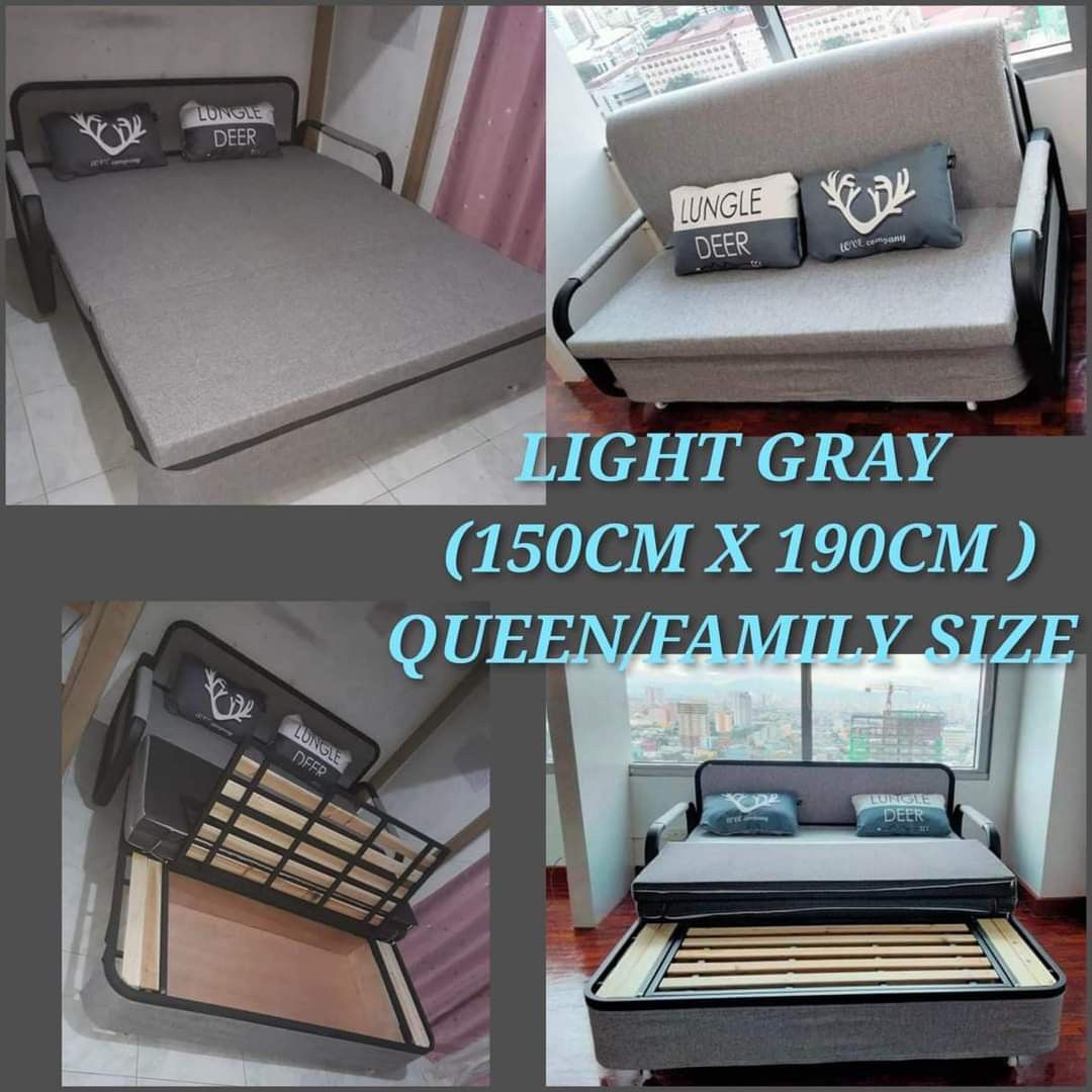 Minimalist Sofa Bed with storage (Category: Sofas) located in Quezon City. Submitted by wcfonlinestore (Listing ID 1216901834, Image 2). Description: Minimalist Sofa Bed with storage Size 120*190 Php 9,500 Size 150*190 Php 10,500 Cod within metro manila Add df depende sa location Pm lng po..