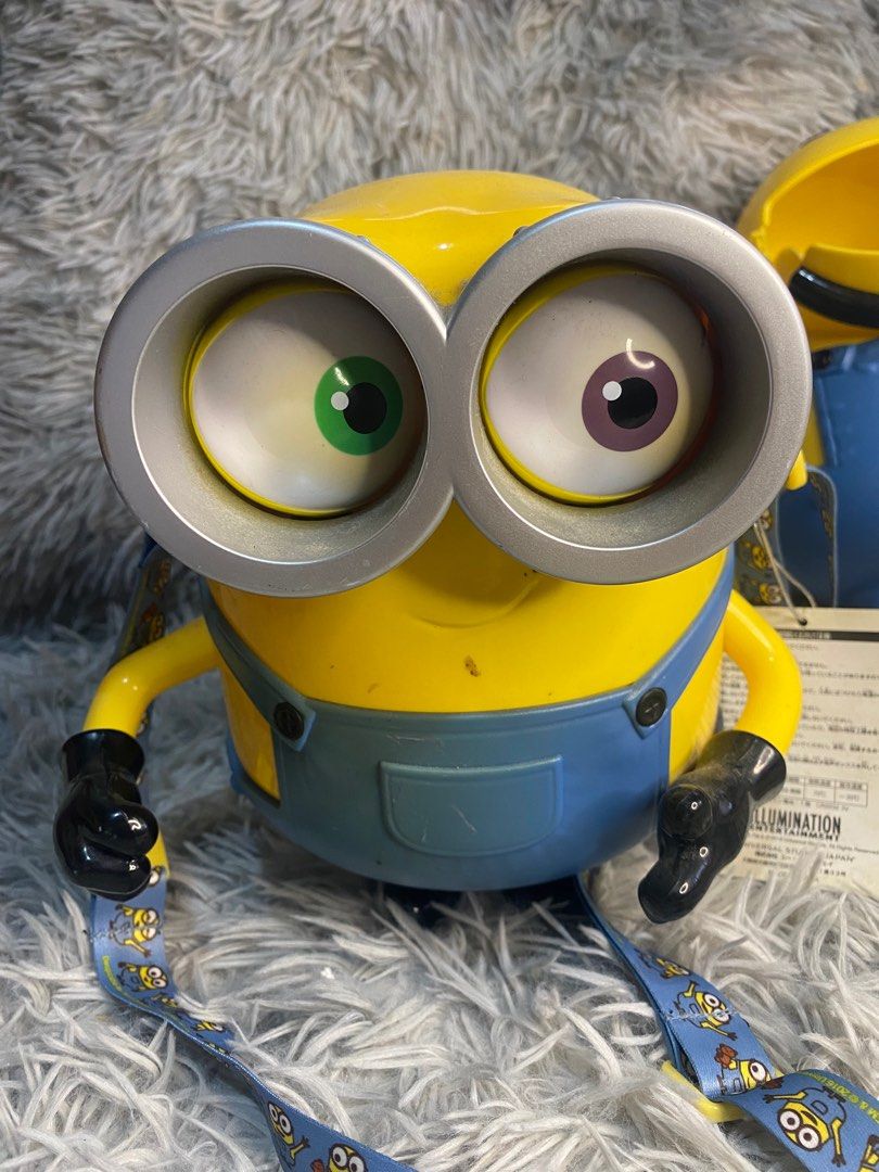 MINION POPCORN BUCKET SET UNIVERSAL STUDIOS, Hobbies & Toys, Toys