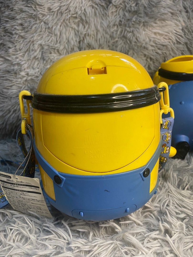 MINION POPCORN BUCKET SET UNIVERSAL STUDIOS, Hobbies & Toys, Toys