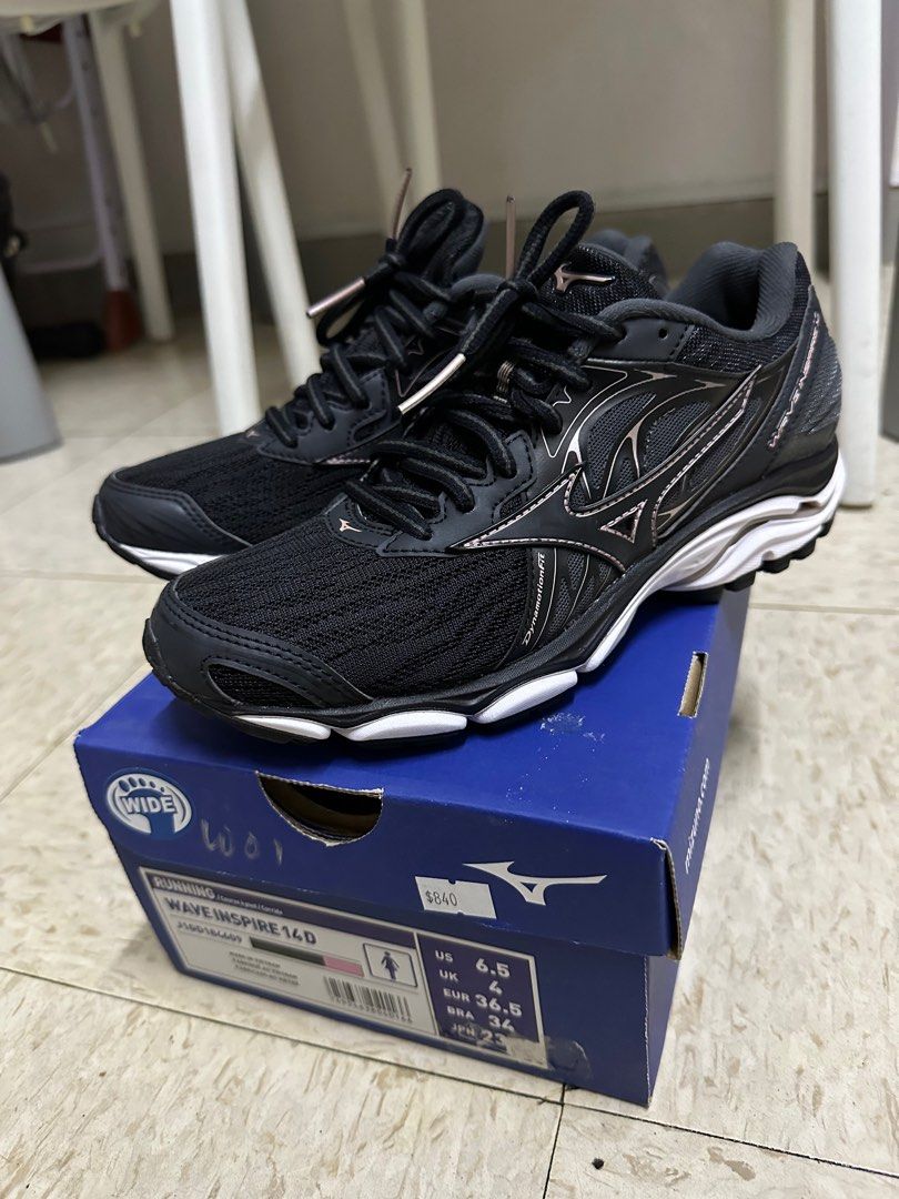 Mizuno Wave Inspire 14D US 6.5 23cm col blk Carousell