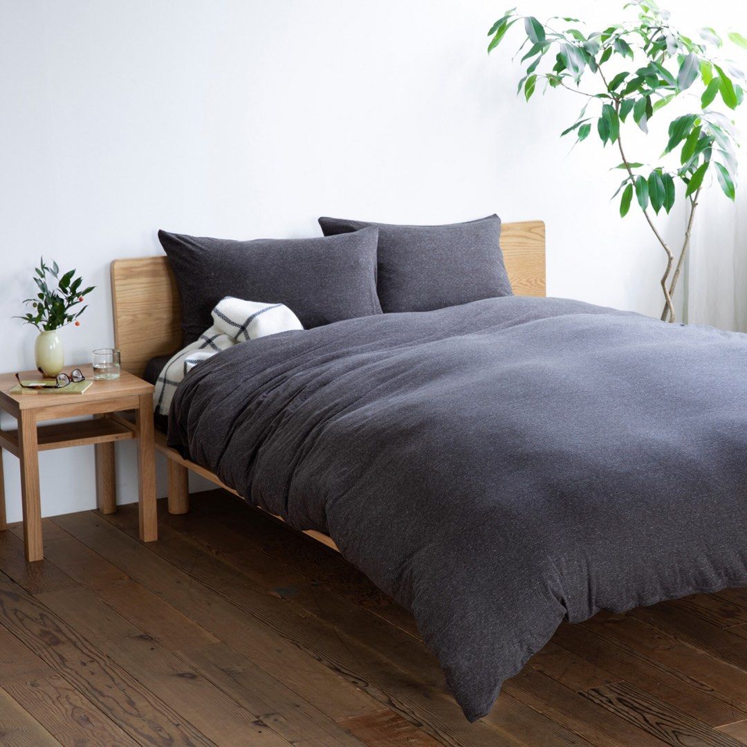 無印良品MUJI/橡木組合床架/標準雙人床組, 家具及居家用品, 家具, 床架及床墊在旋轉拍賣