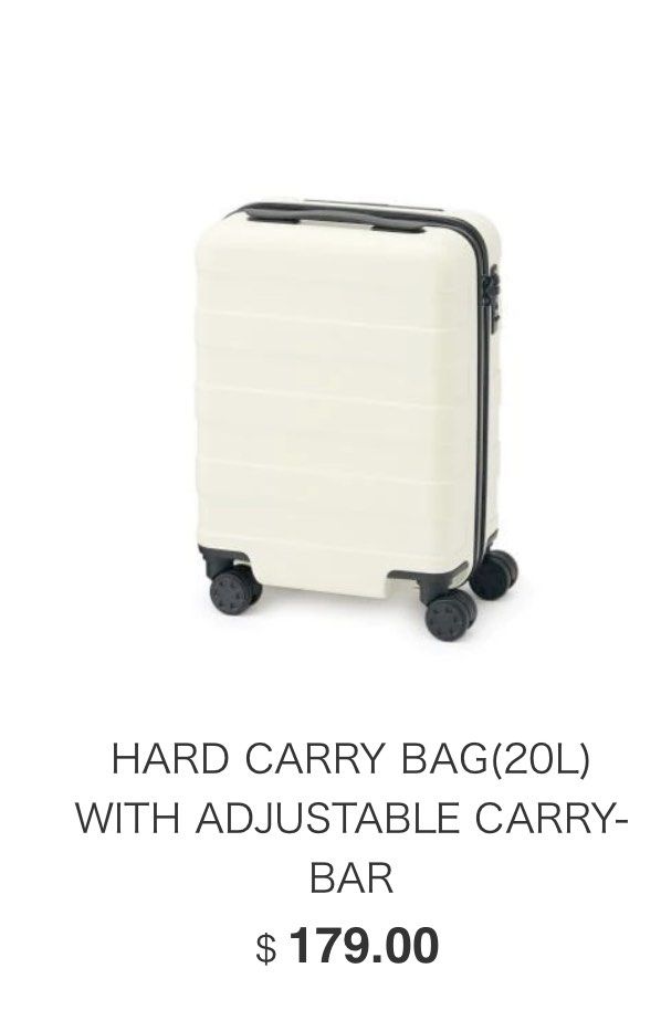 Muji carry on luggage / cabin size, Hobbies & Toys, Travel, Luggage on
