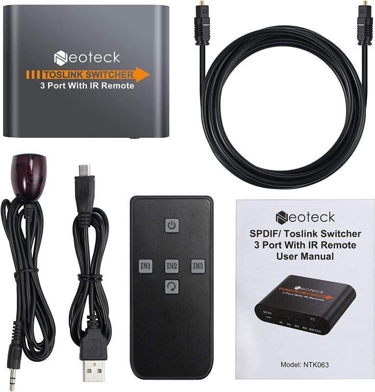 大決算セール LiNKFOR SPDIF TosLink 光デジタル 分配器 1入力3出力 LPCM2.0 DTS Dolby-AC3に対応  USBケーブルと光ケーブル付属 PS3 XBOX Blue-Ray