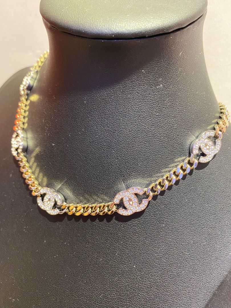 Chanel chain top link necklace