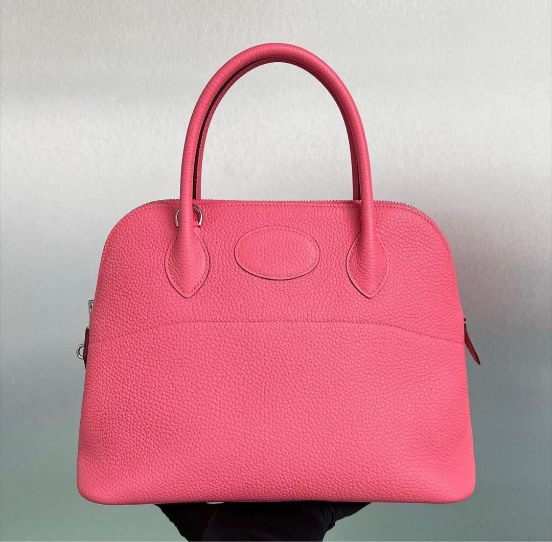 Hermes Kelly Pochette Rose Azalee Phw, Luxury, Bags & Wallets on Carousell