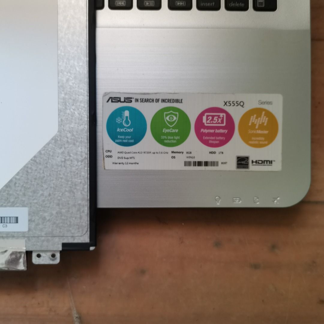 Asus x555q ram discount upgrade