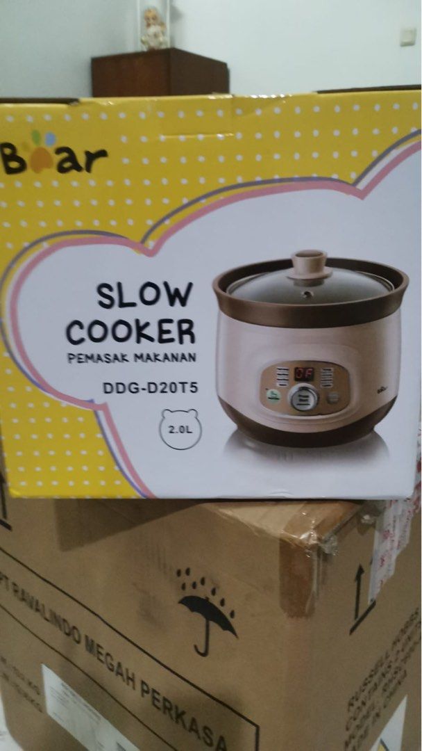 New slow cooker bear 2L, Kitchen & Appliances di Carousell