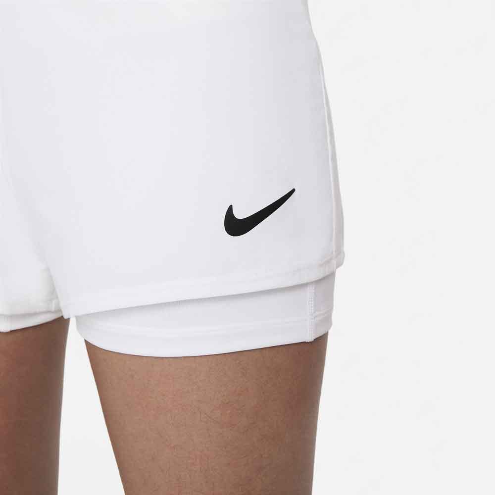 Nike Court Dri Fit Victory Short Pants (White) (Size: 13years-15 years  old), Women's Fashion, Activewear on Carousell