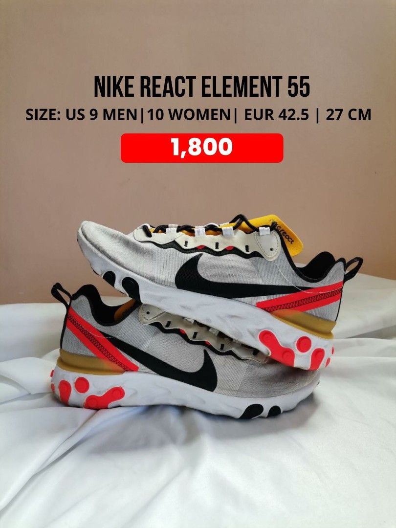 Nike react element 55 size 9 clearance