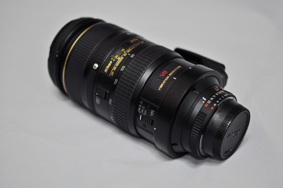 Nikon AF VR-NIKKOR 80-400mm F4.5-5.6D ED, 相機攝影, 鏡頭及裝備在