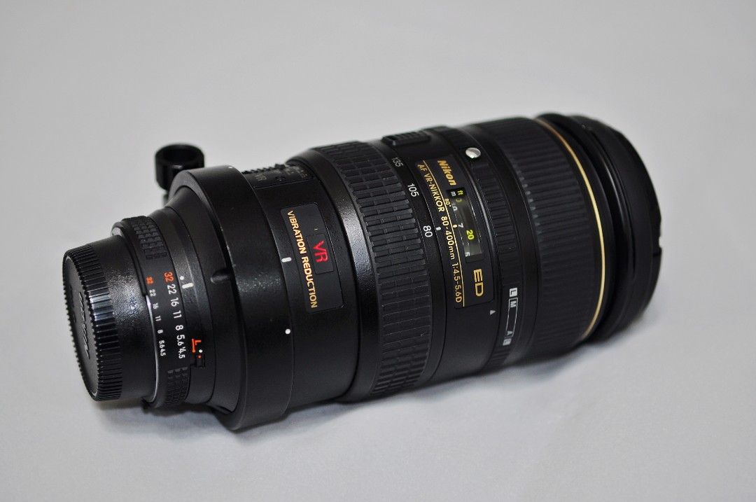 Nikon AF VR-NIKKOR 80-400mm F4.5-5.6D ED, 相機攝影, 鏡頭及裝備在