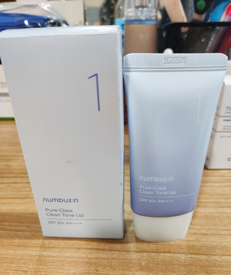 Numbuzin No.1 Pure Glass Clean Tone Up, Beauty & Personal Care, Face