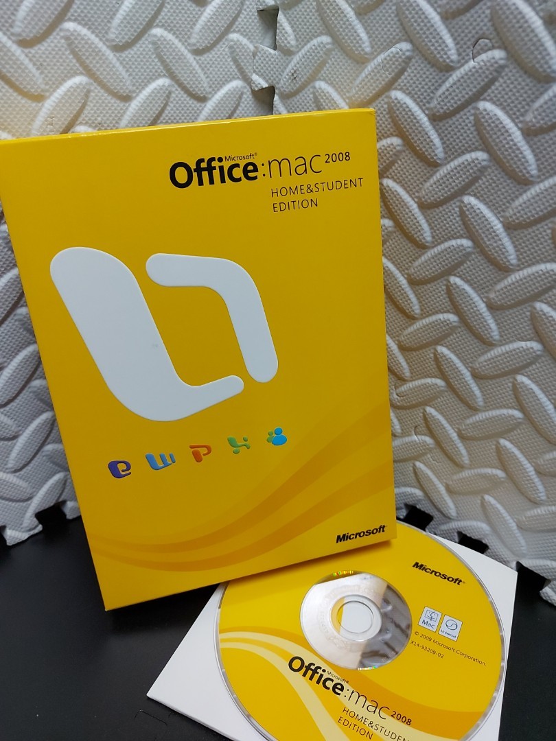 Office Mac Home Student 2008 English DVD, 電腦＆科技, 電腦周邊及