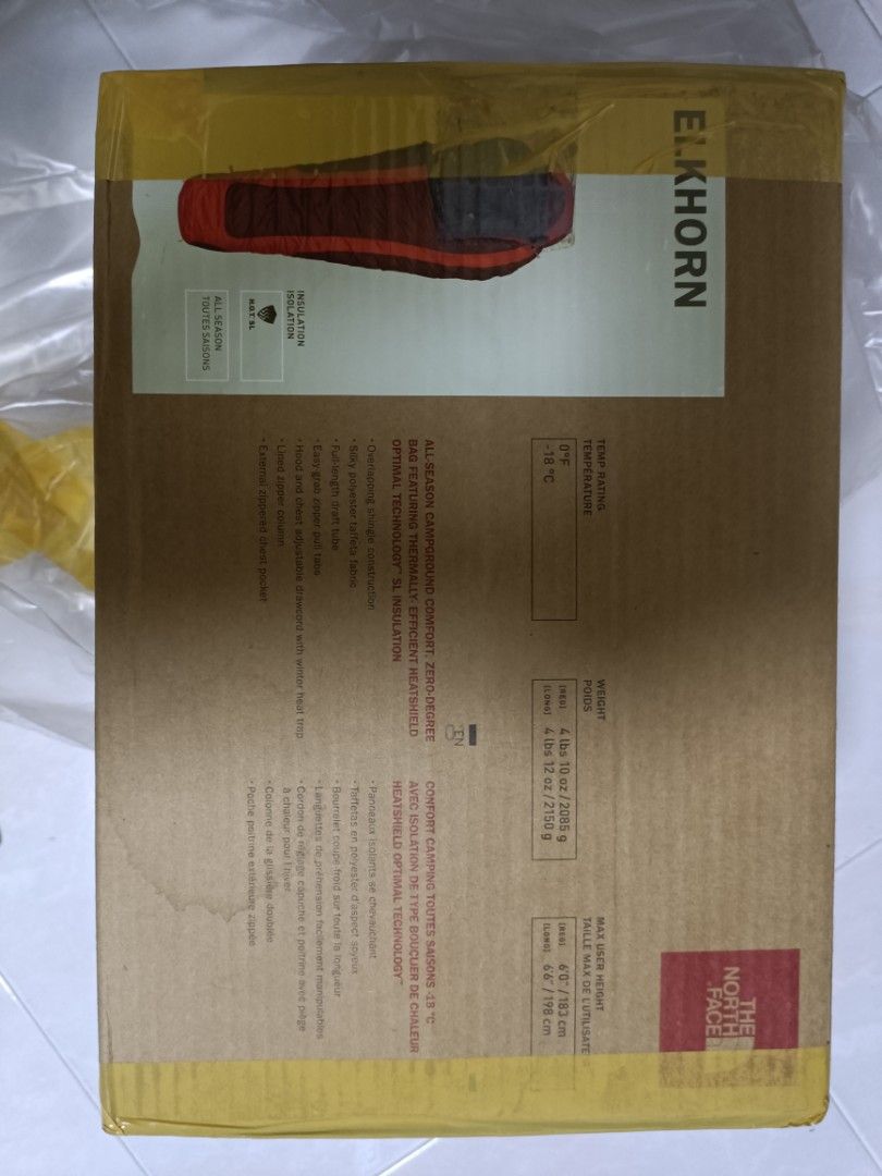 North face elkhorn sleeping cheap bag