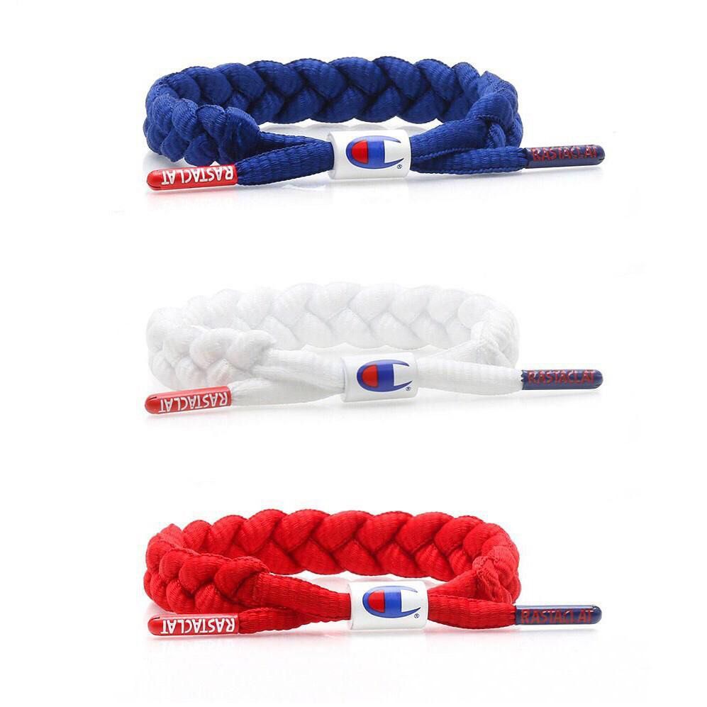 Original Champion Bracelet Gelang Tangan Blue red white