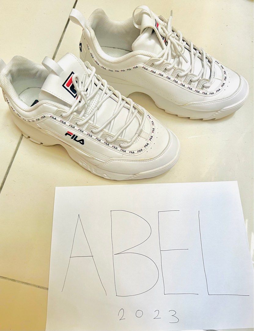 Original fila disruptor shoes vs fake new arrivals