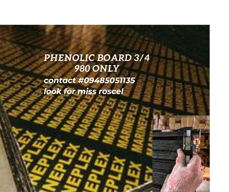 Phenolic Board (marineplex 3/4), Commercial & Industrial, Construction