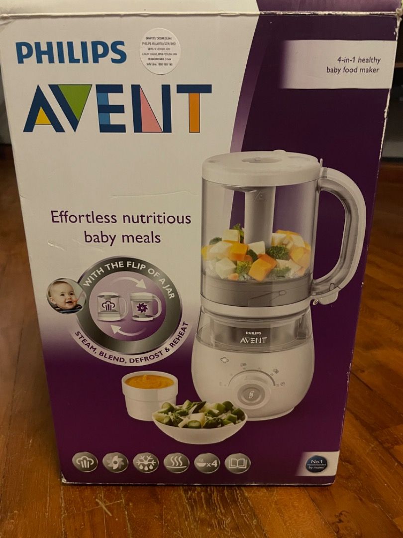 Philips 4 1 healthy baby food maker