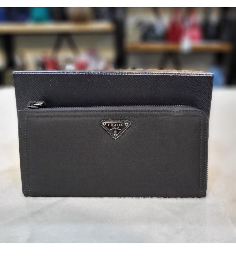 Prada Tessuto Saffiano Nero bag, Luxury, Bags & Wallets on Carousell