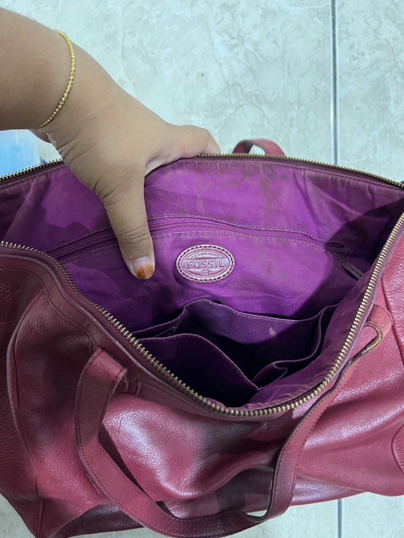 Preloved Original Fossil, Women's Fashion, Bags & Wallets, Shoulder