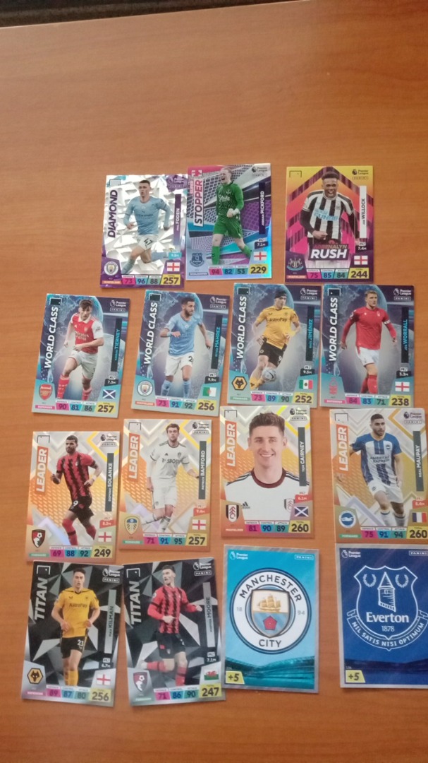 Premier League cards, Hobbies & Toys, Toys & Games on Carousell