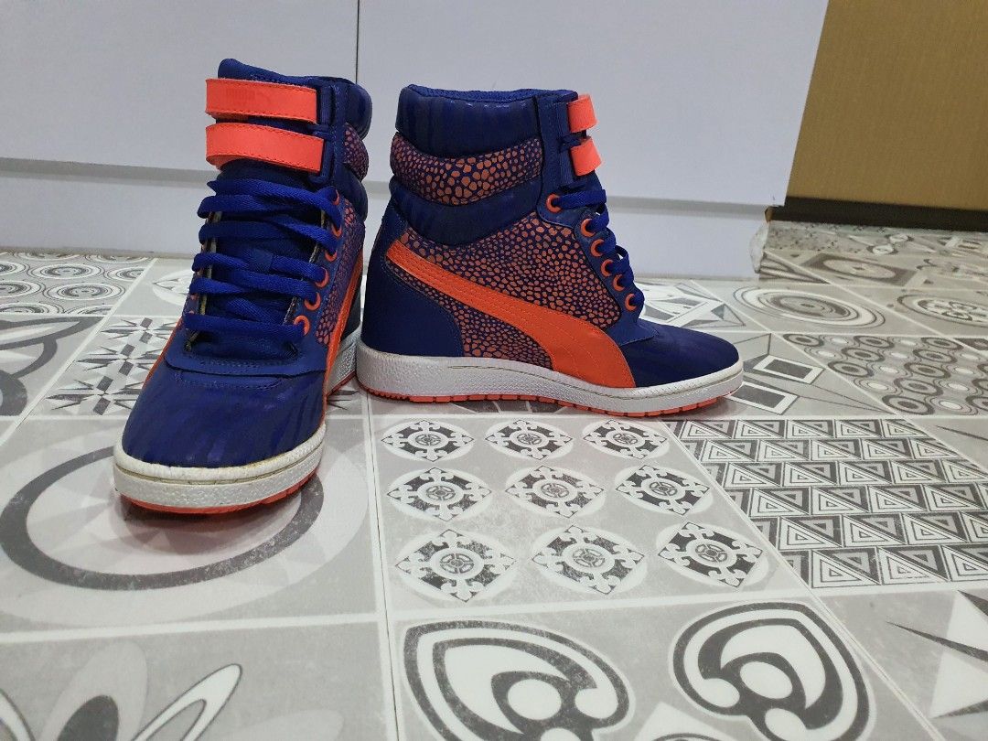 Puma sky blue sneakers on sale