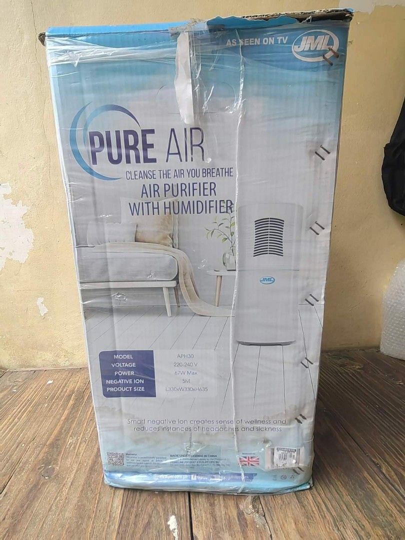Pure Air JML APH30 Air Purifier with Humidifier Used Good as new Given