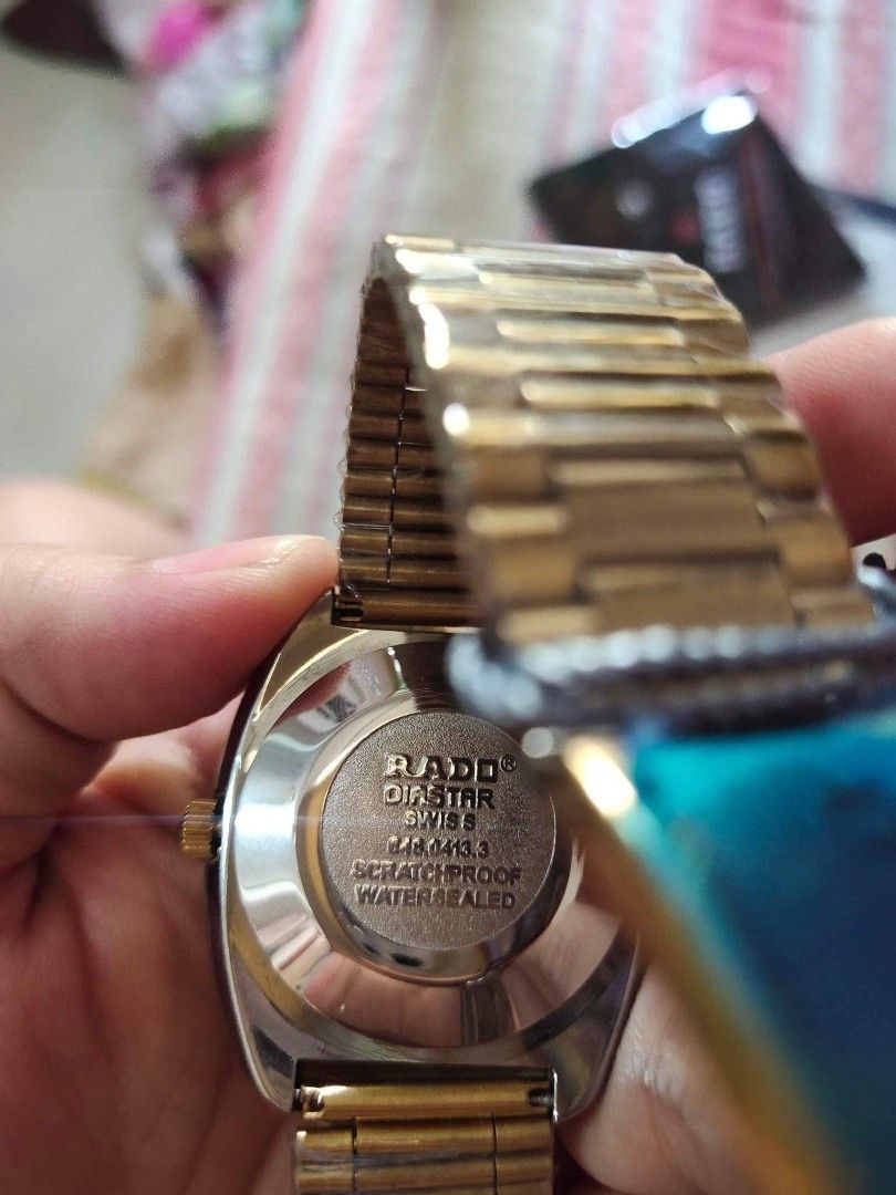 Rado diastar swiss clearance scratchproof watersealed price